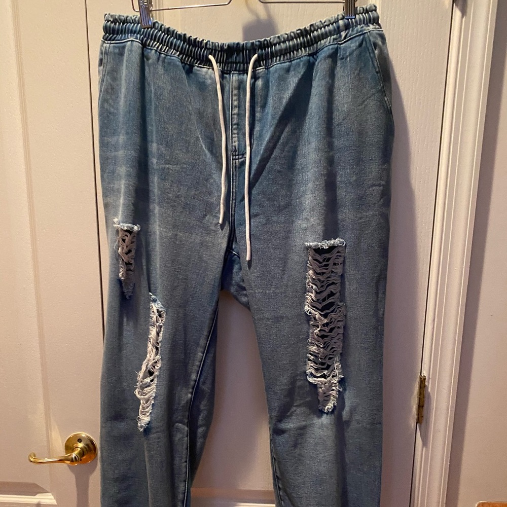 Distressed Joggers
